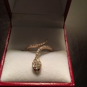 Diamond Snake Ring